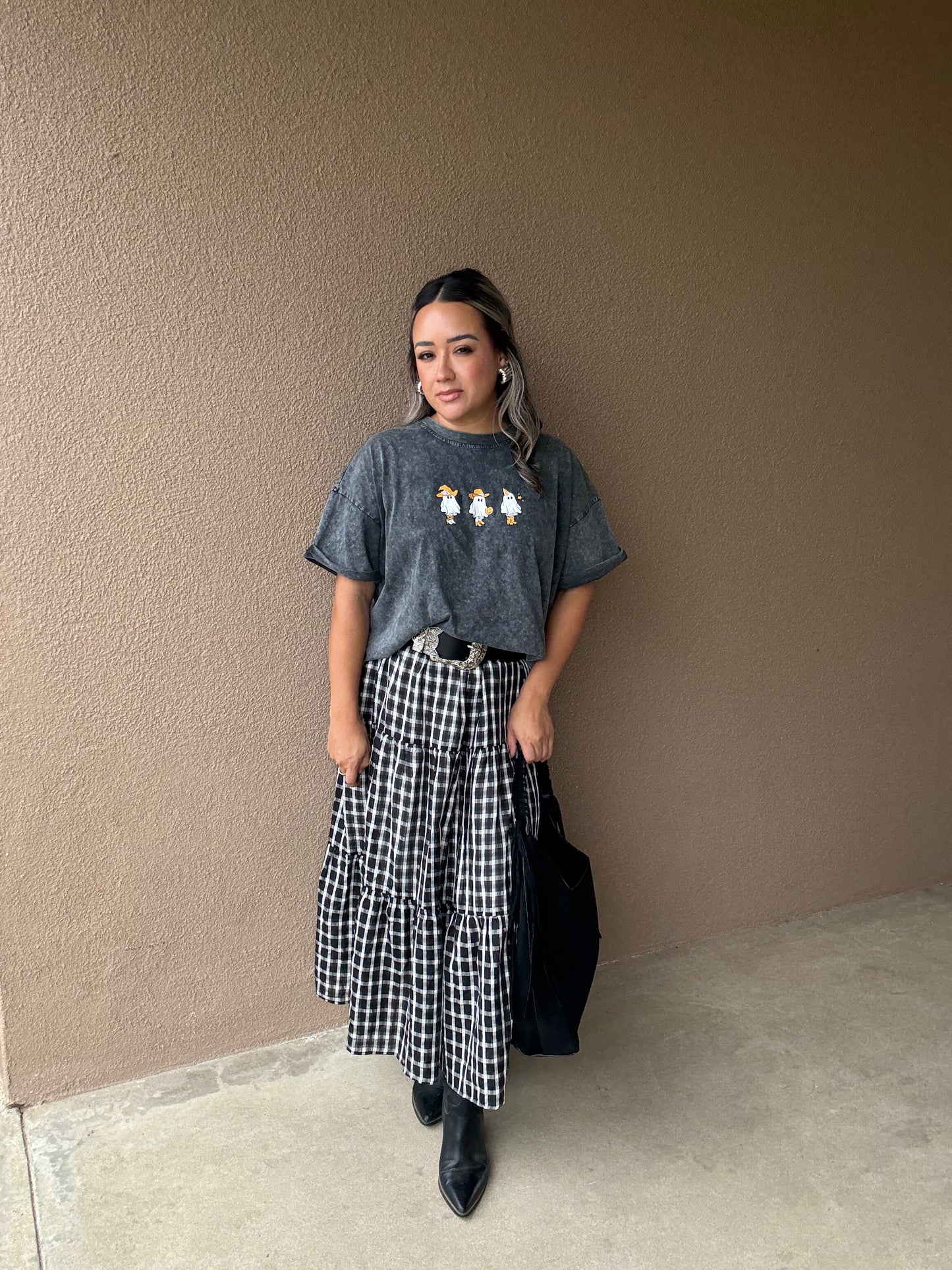 Ghostie Trio Acid Wash Tee