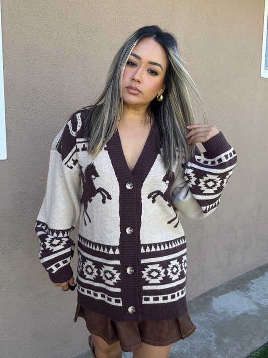 Campo Horse Cardigan