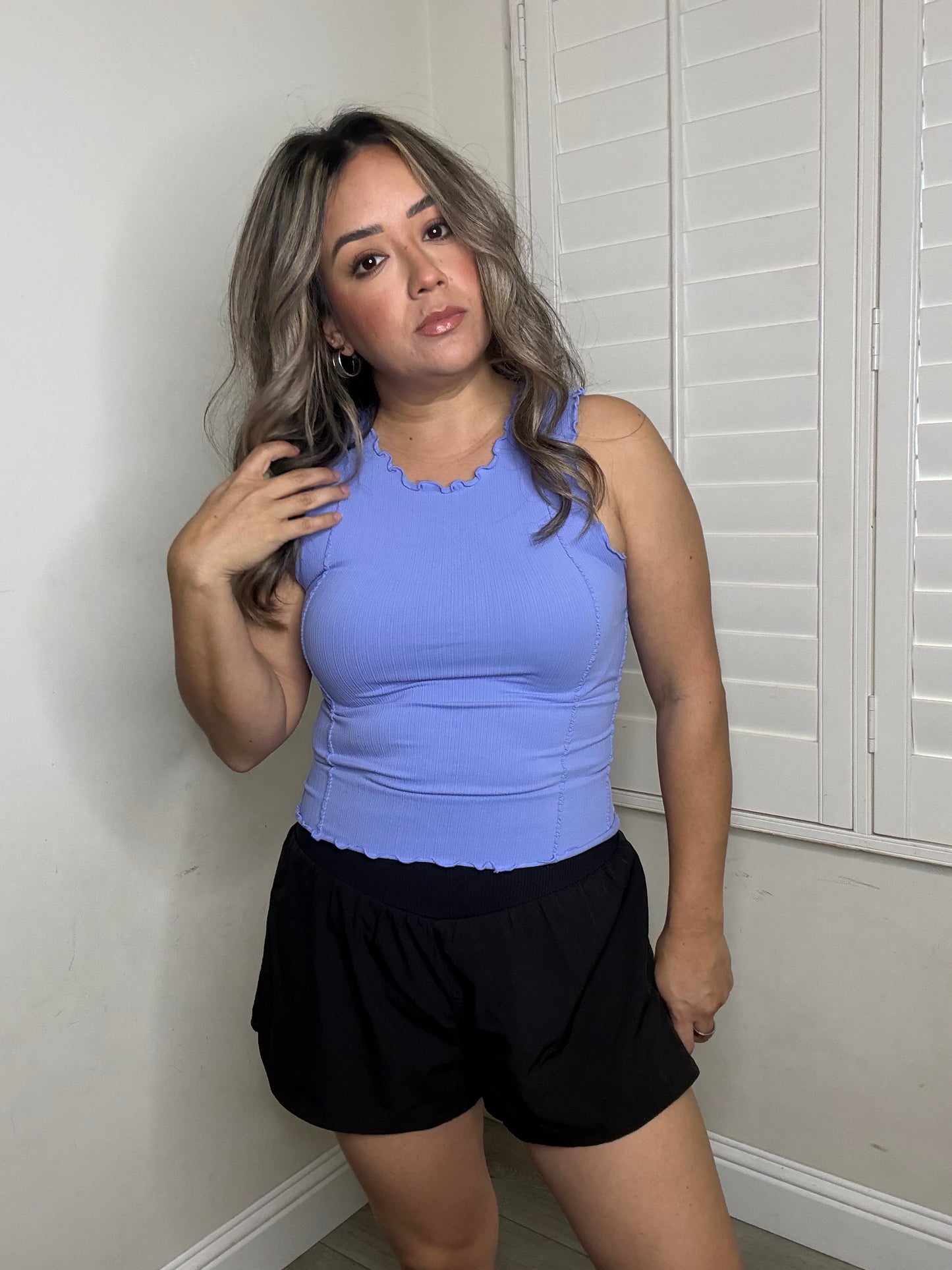 Pippa Casual Fitted Stretchy Top