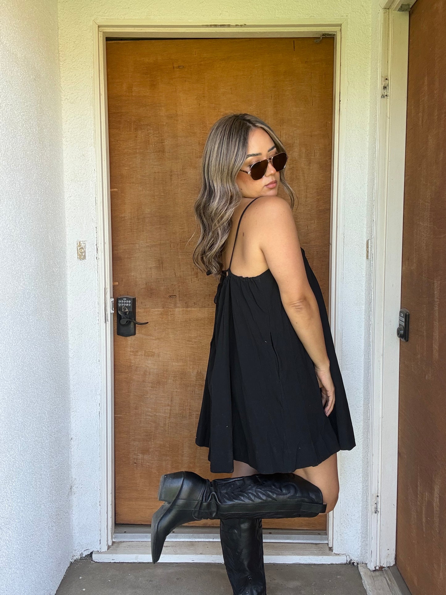 Jules Mini Dress- Black