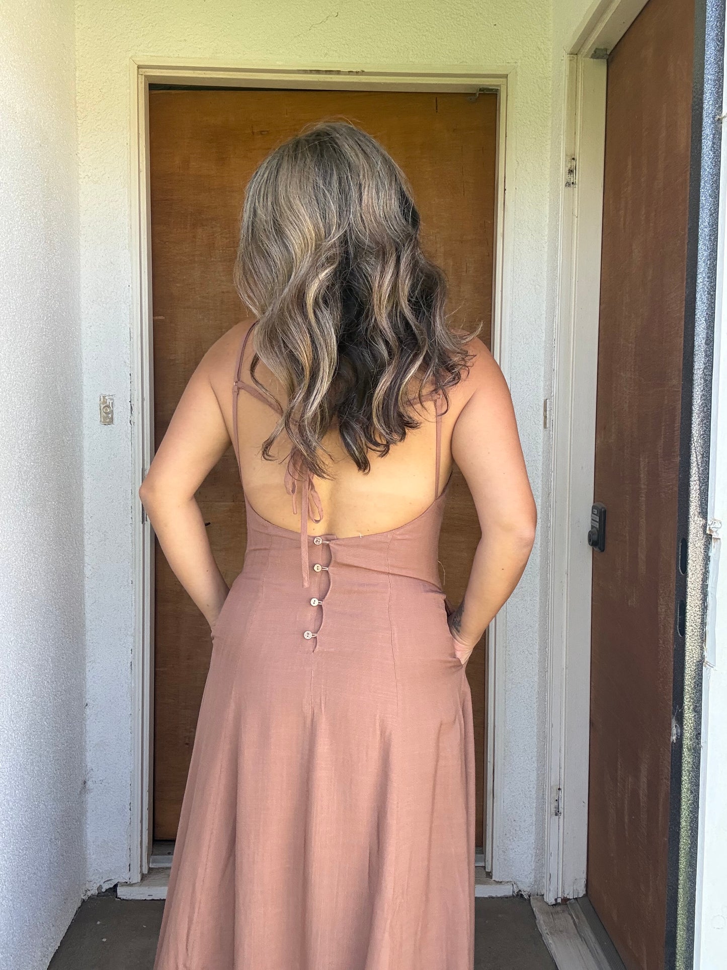 Mallorca Maxi Dress- Mocha