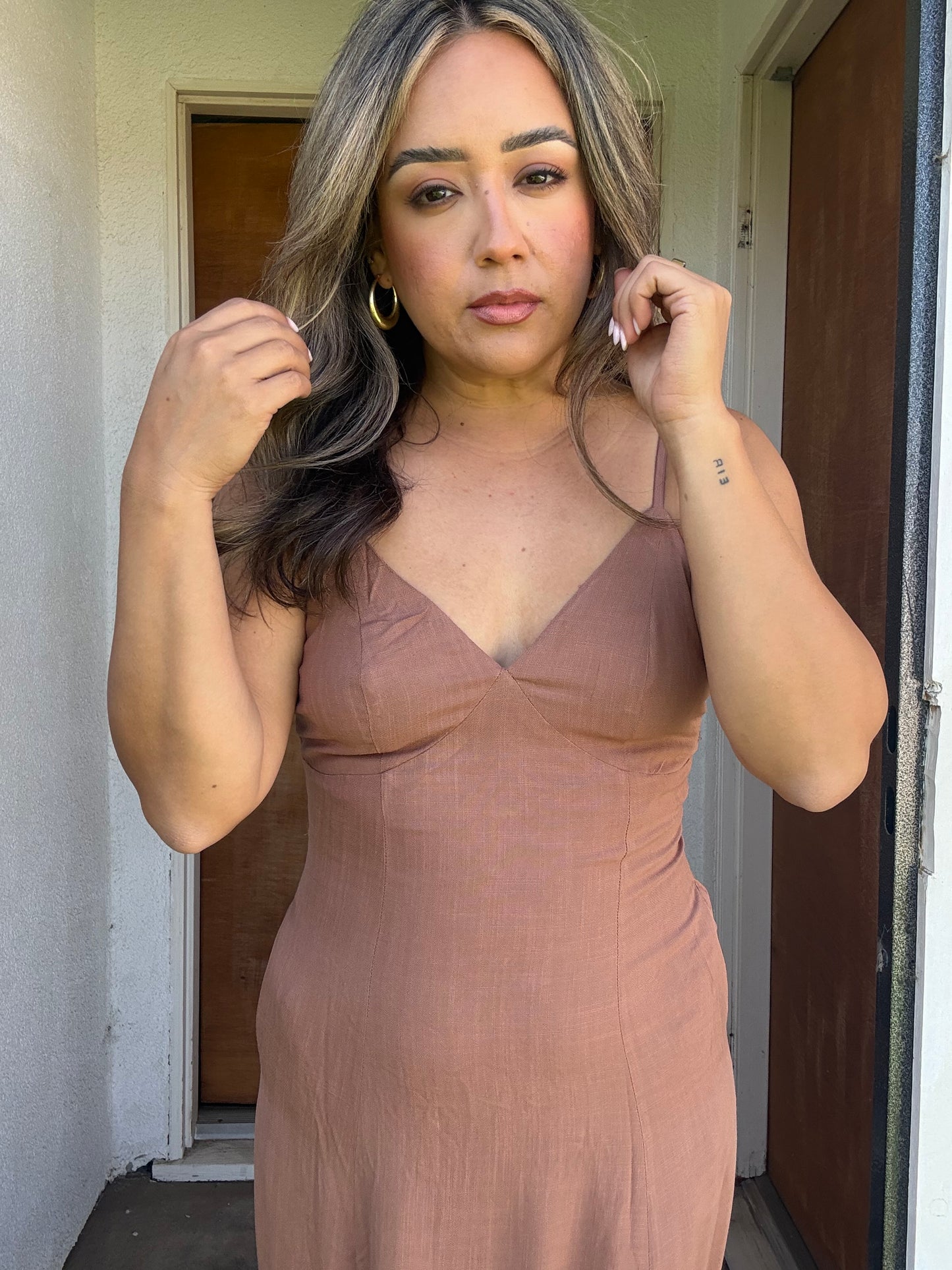 Mallorca Maxi Dress- Mocha