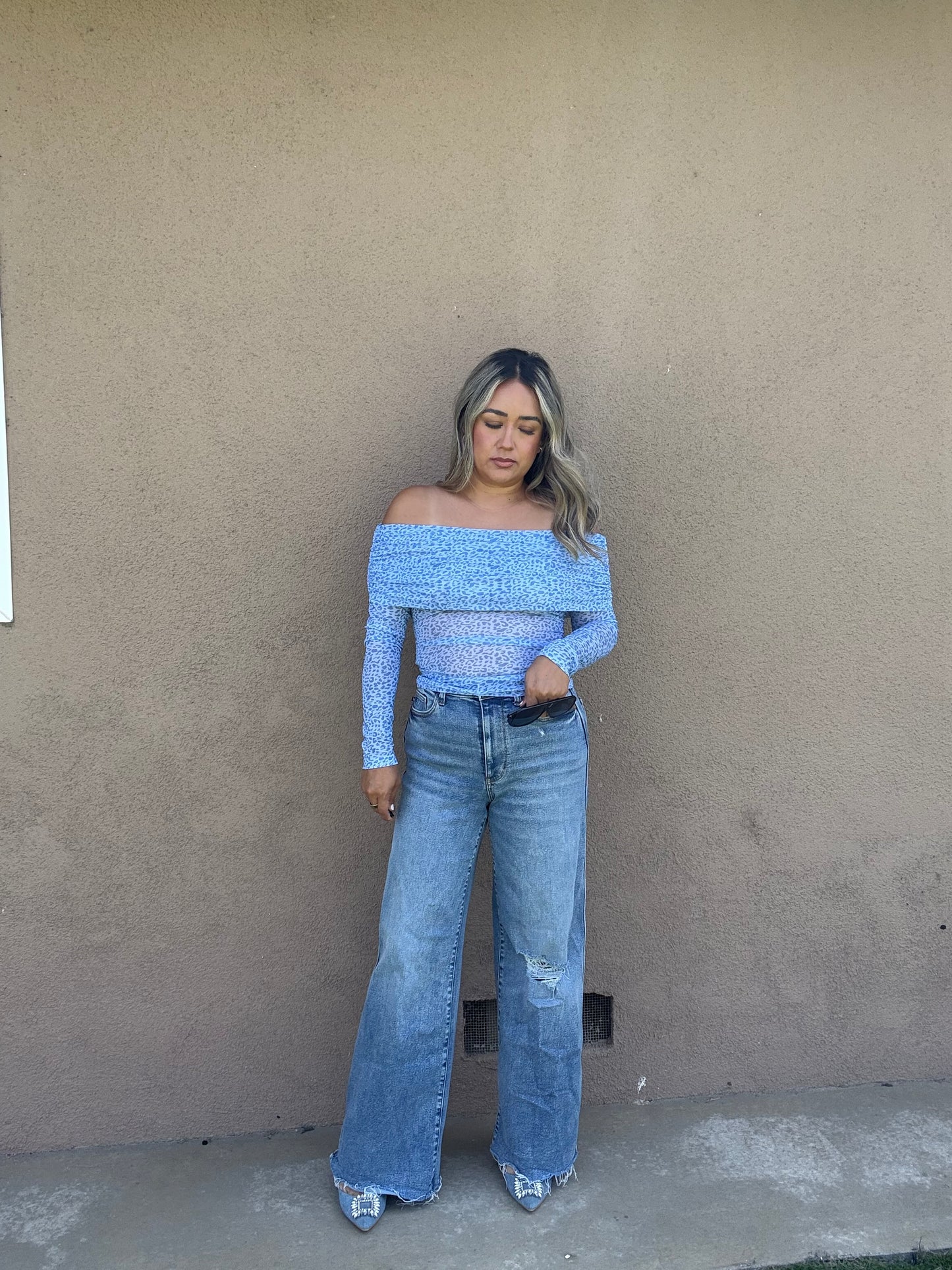 Call Me Casual Vintage Wide Leg High Rise Jeans