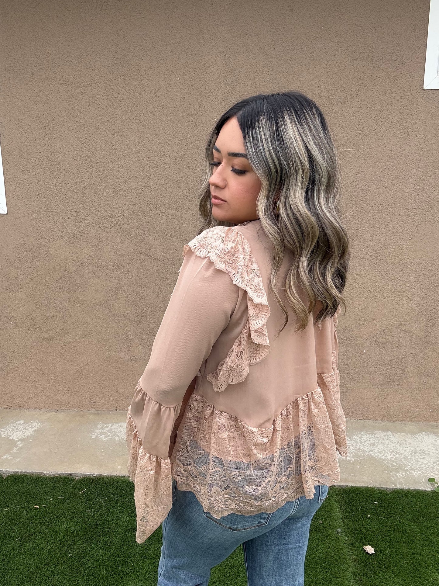 Hayrides Sequin Boho Top