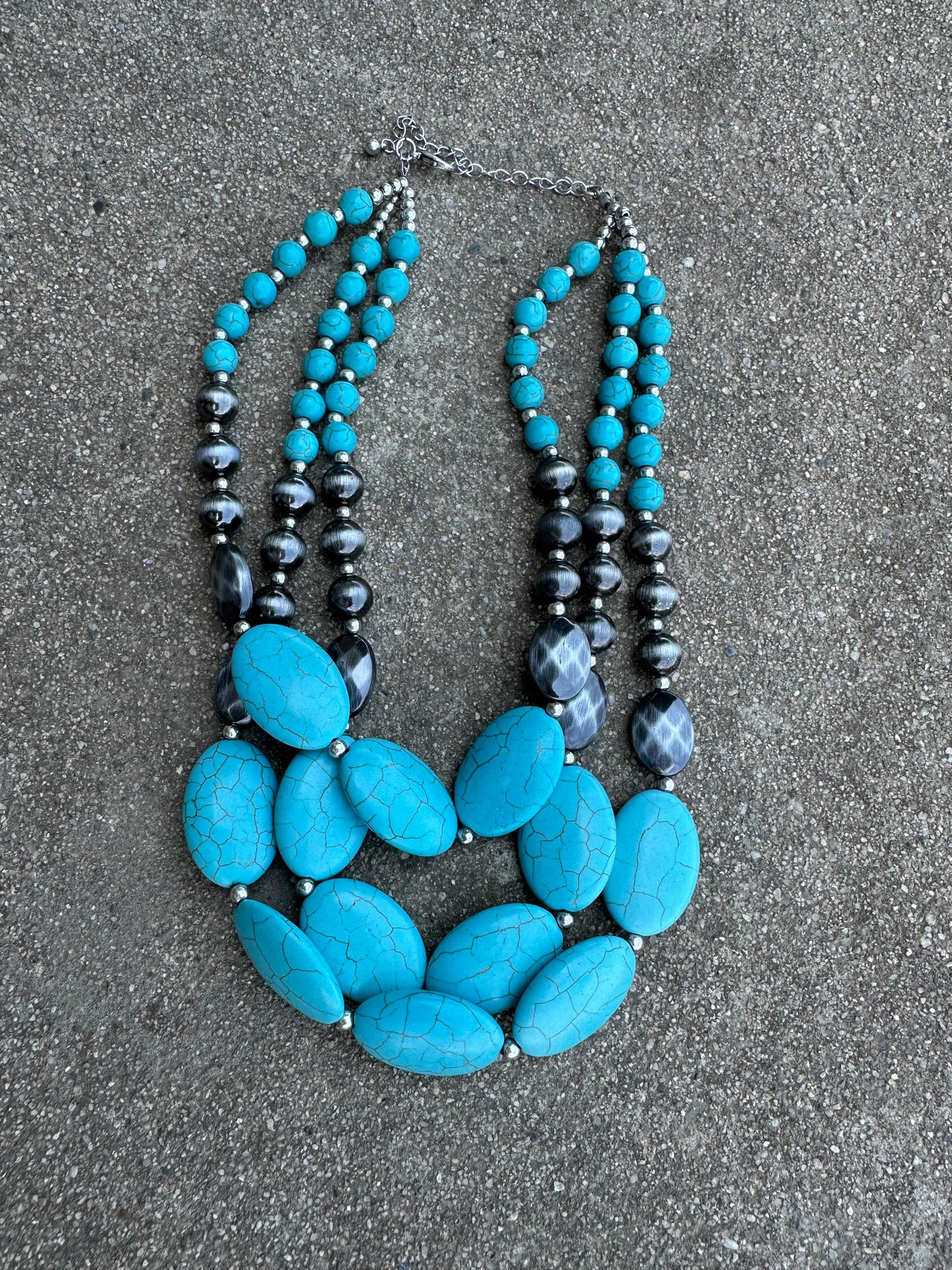 Escondido Chunky Turquoise Necklace
