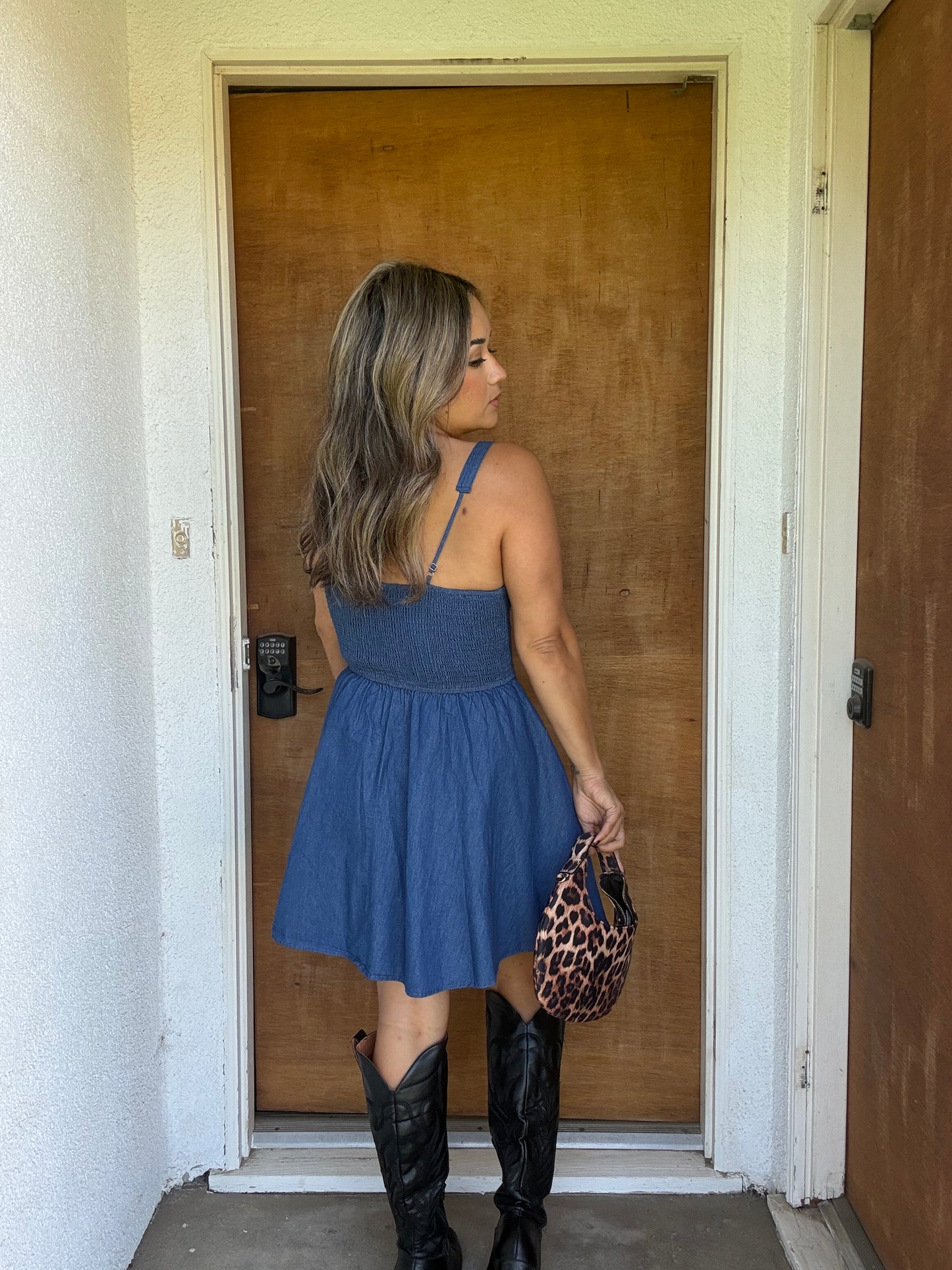 Sutton Sweetheart Denim Dress