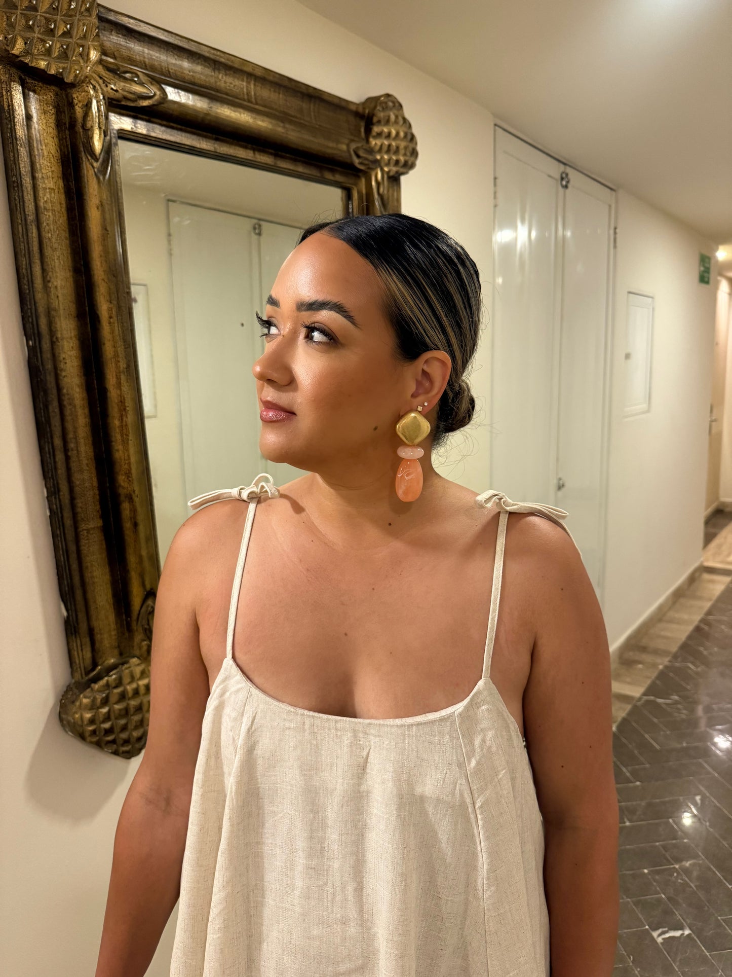 Gemma Gem Stone Earrings