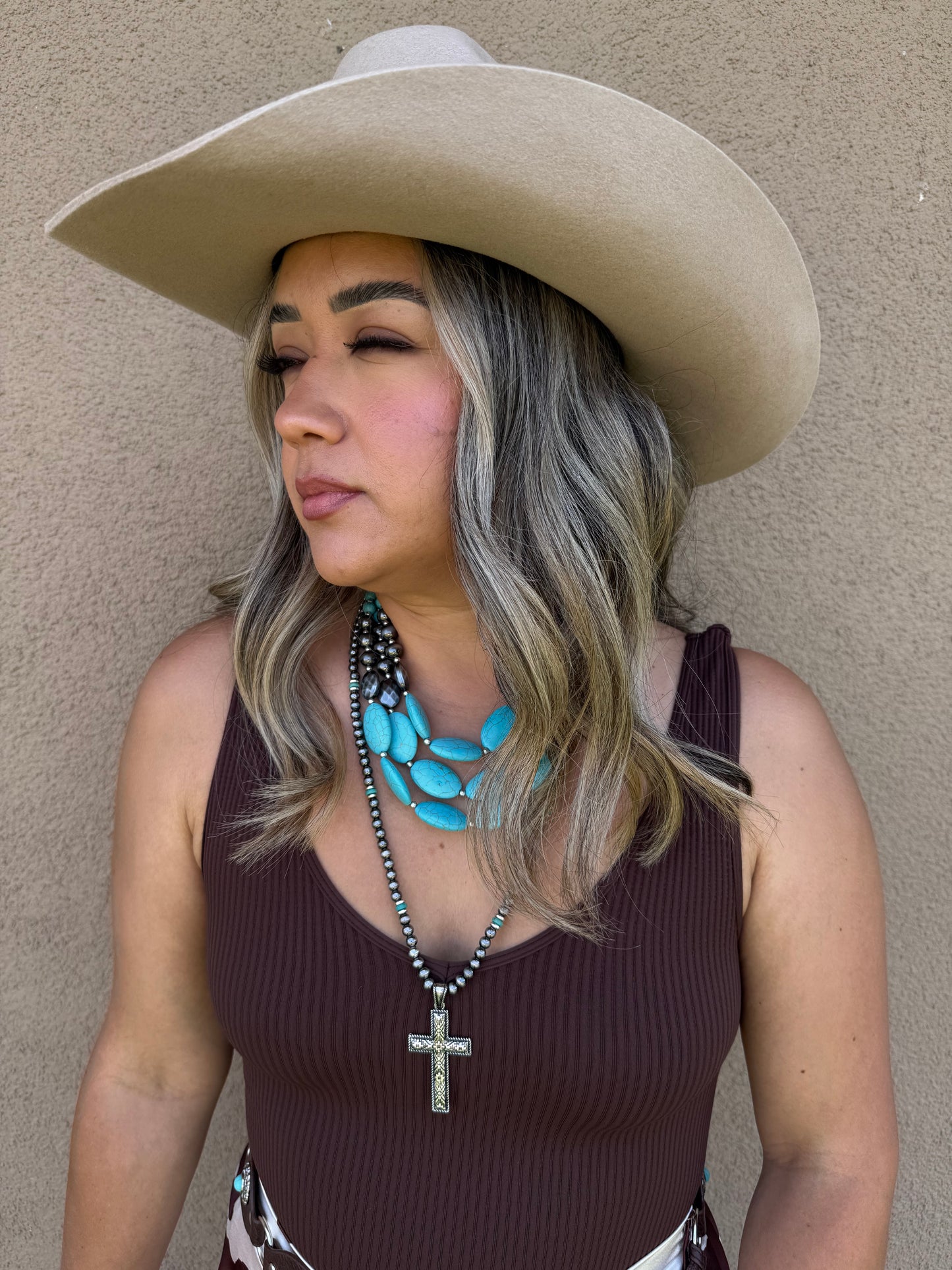 Escondido Chunky Turquoise Necklace