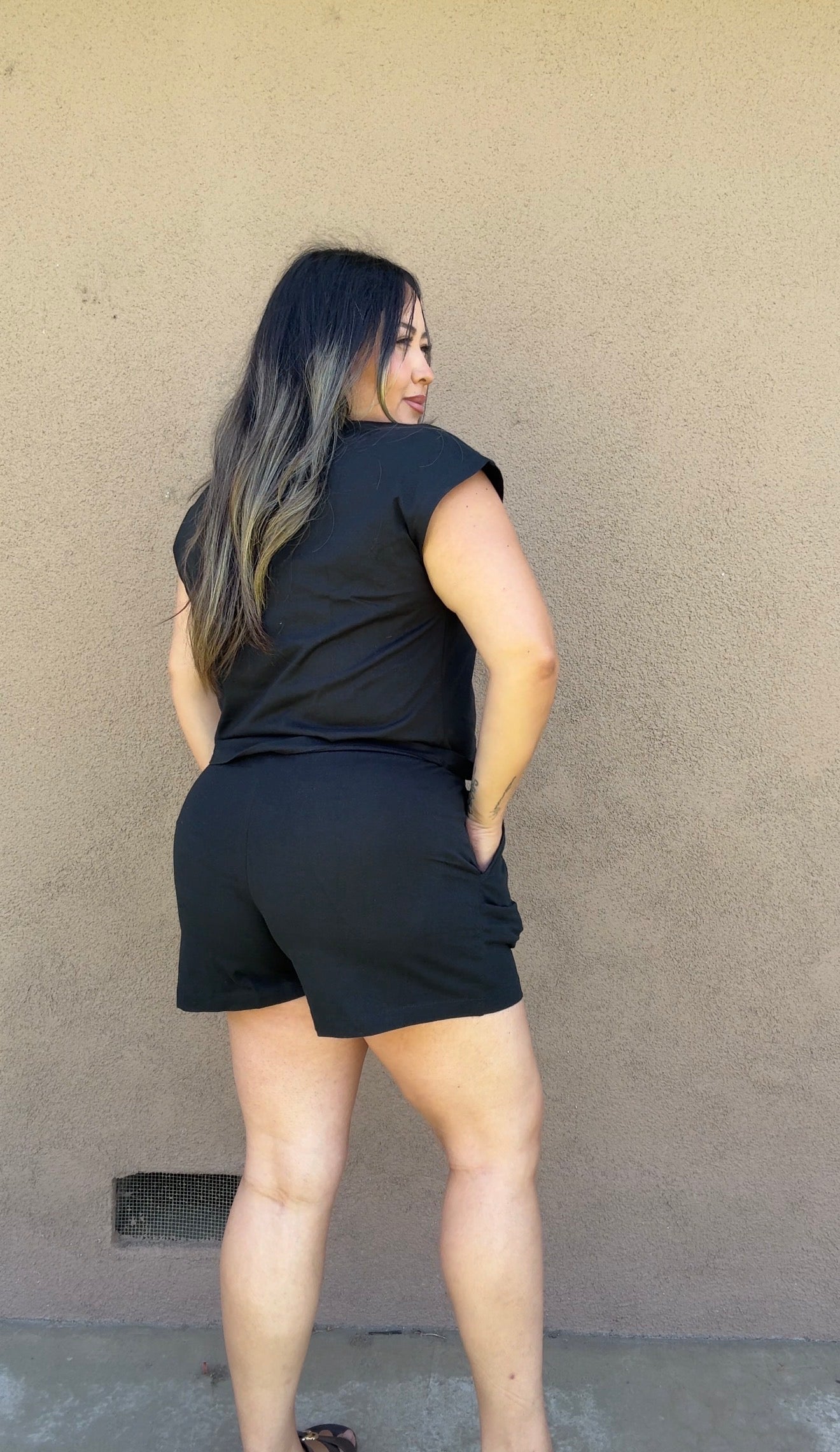 Dana Shorts Set- Black