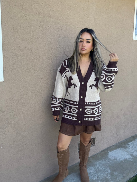 Cider Pleated Leather Mini Skirt