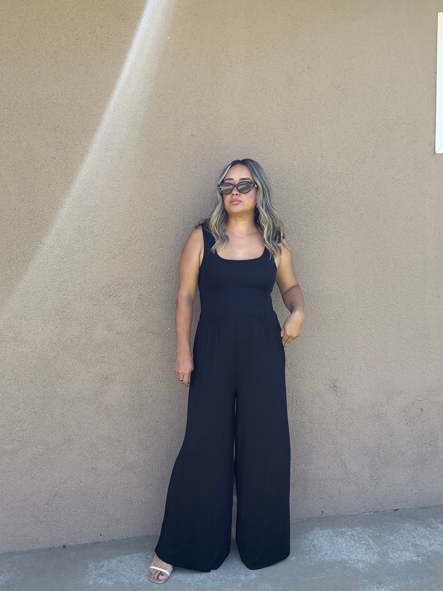 Melly Square Neck Jumpsuit