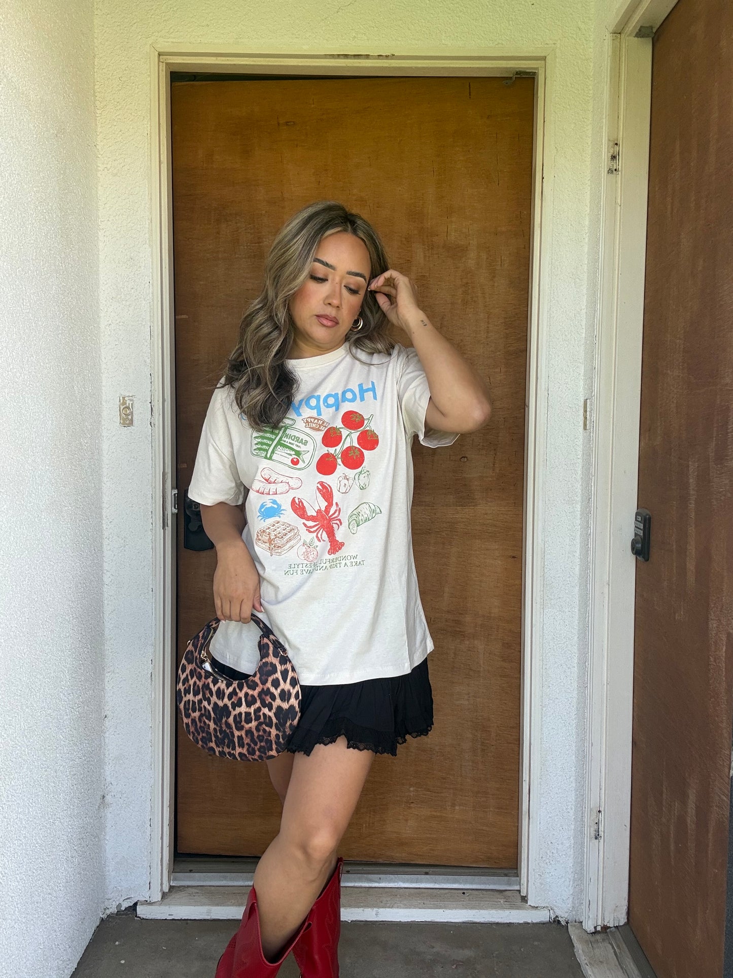 Delta Tiered Ruffle Mini Skort
