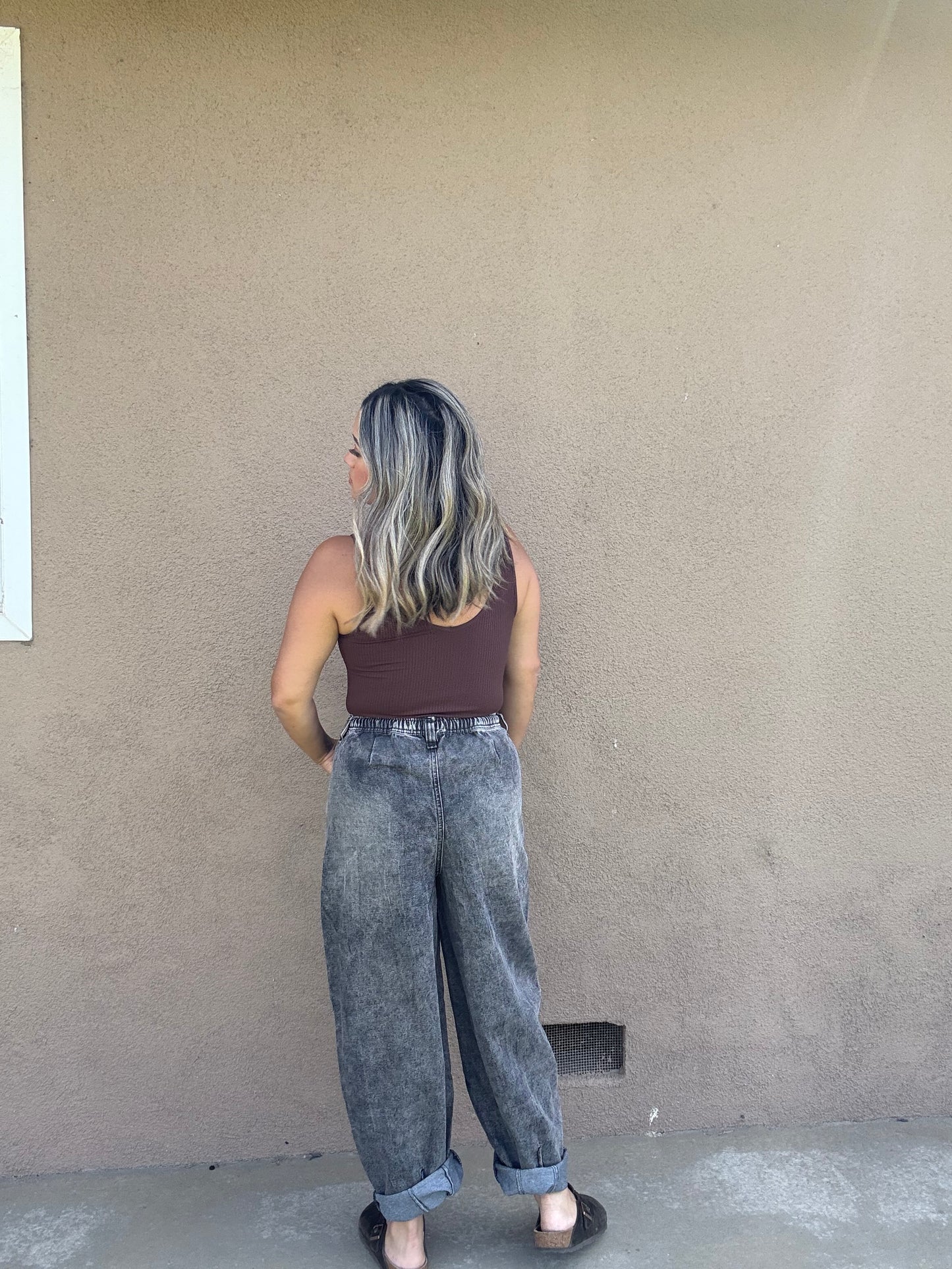 Dakota Barrel Drawstring Jeans