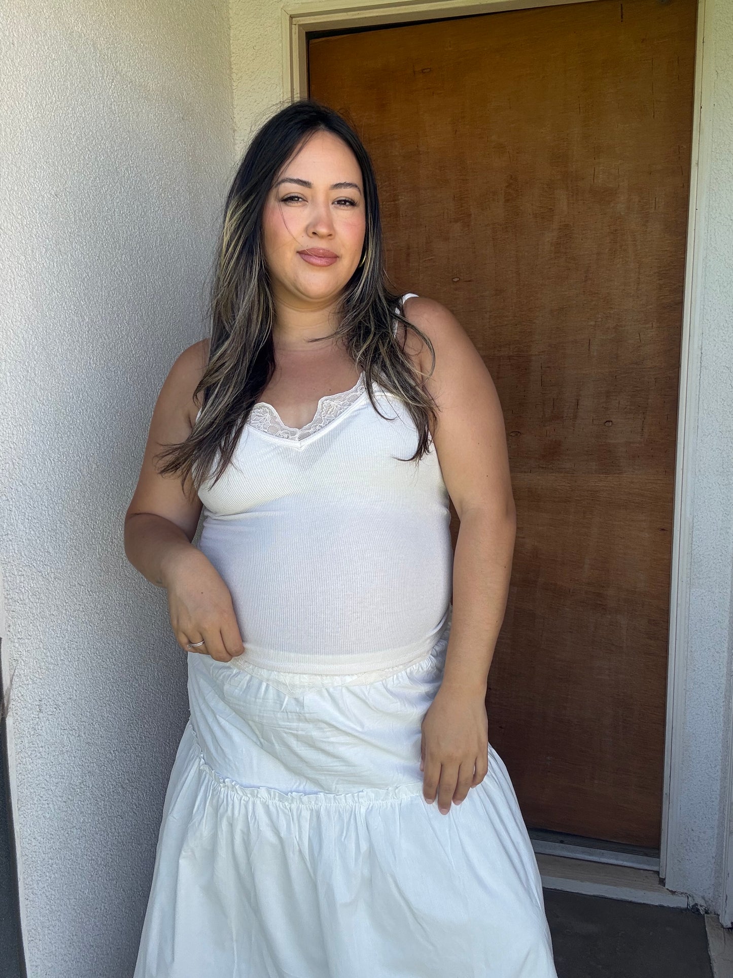 Allure Lace Trim Tank