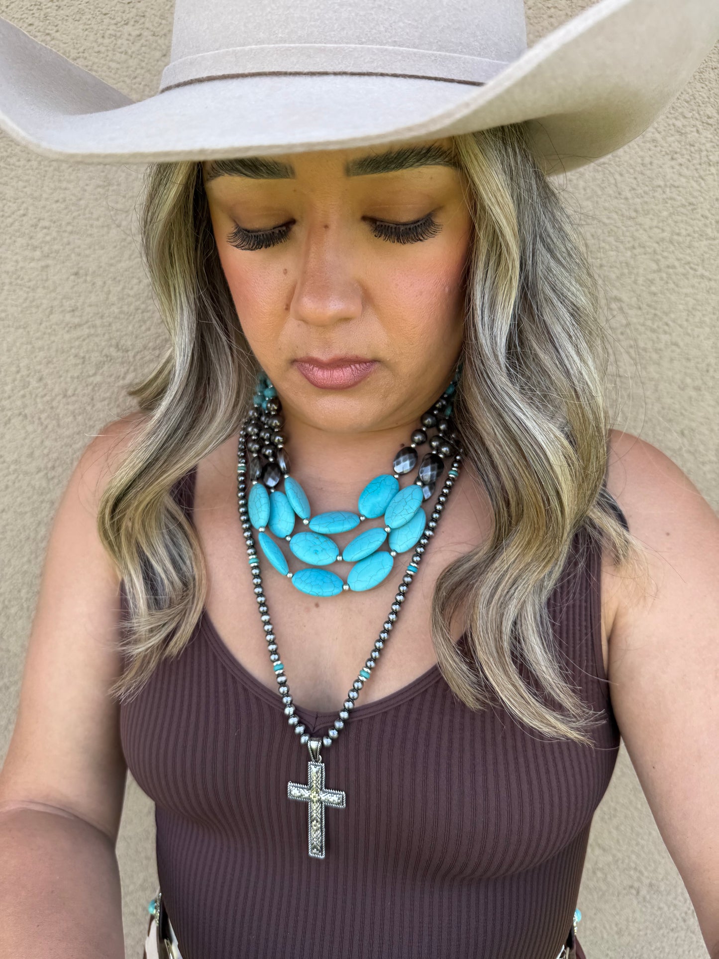 Escondido Chunky Turquoise Necklace