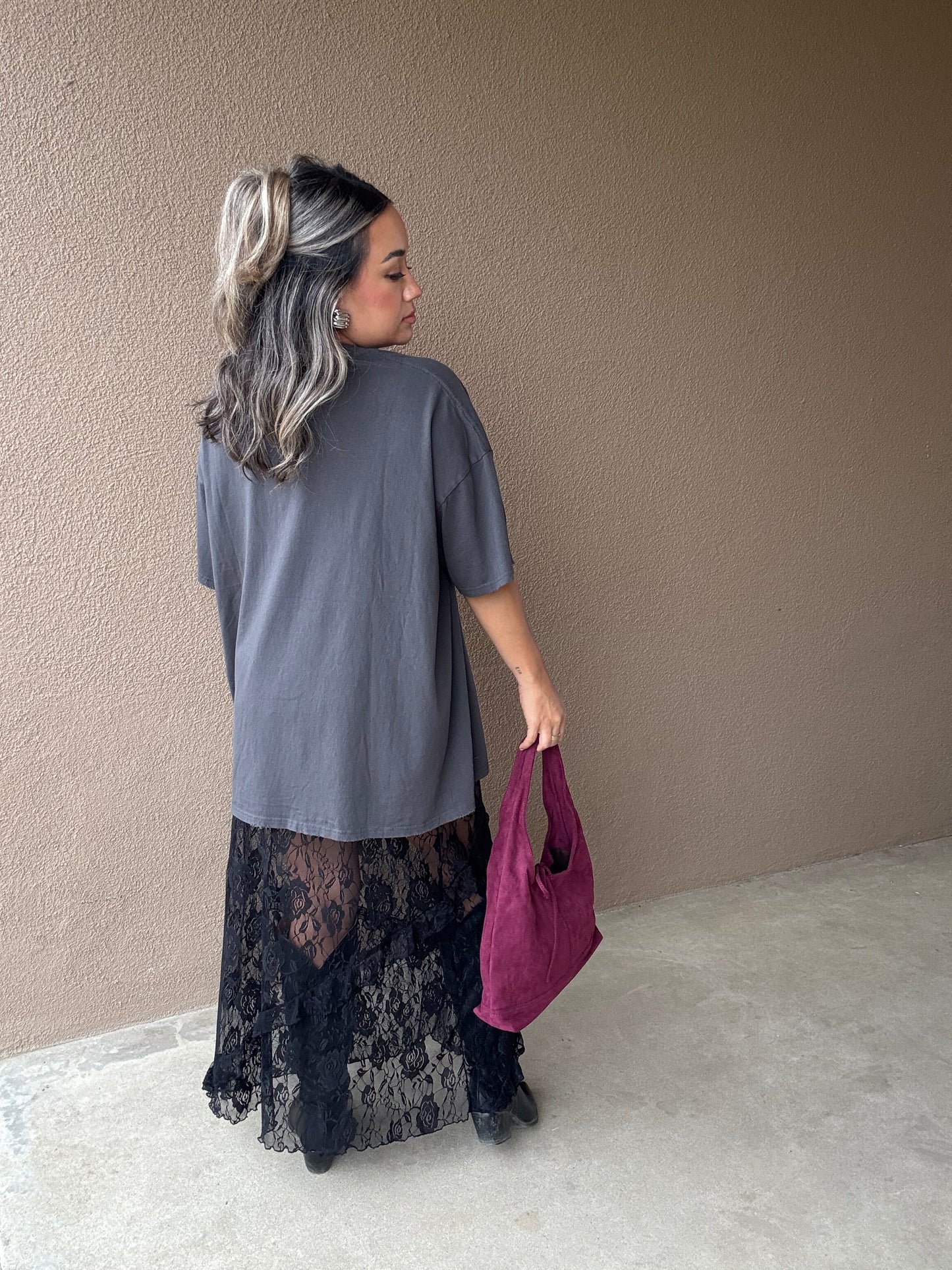 Spooky Bow Distressed Tee