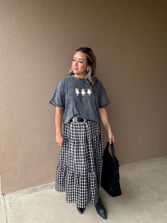 Ghostie Trio Acid Wash Tee