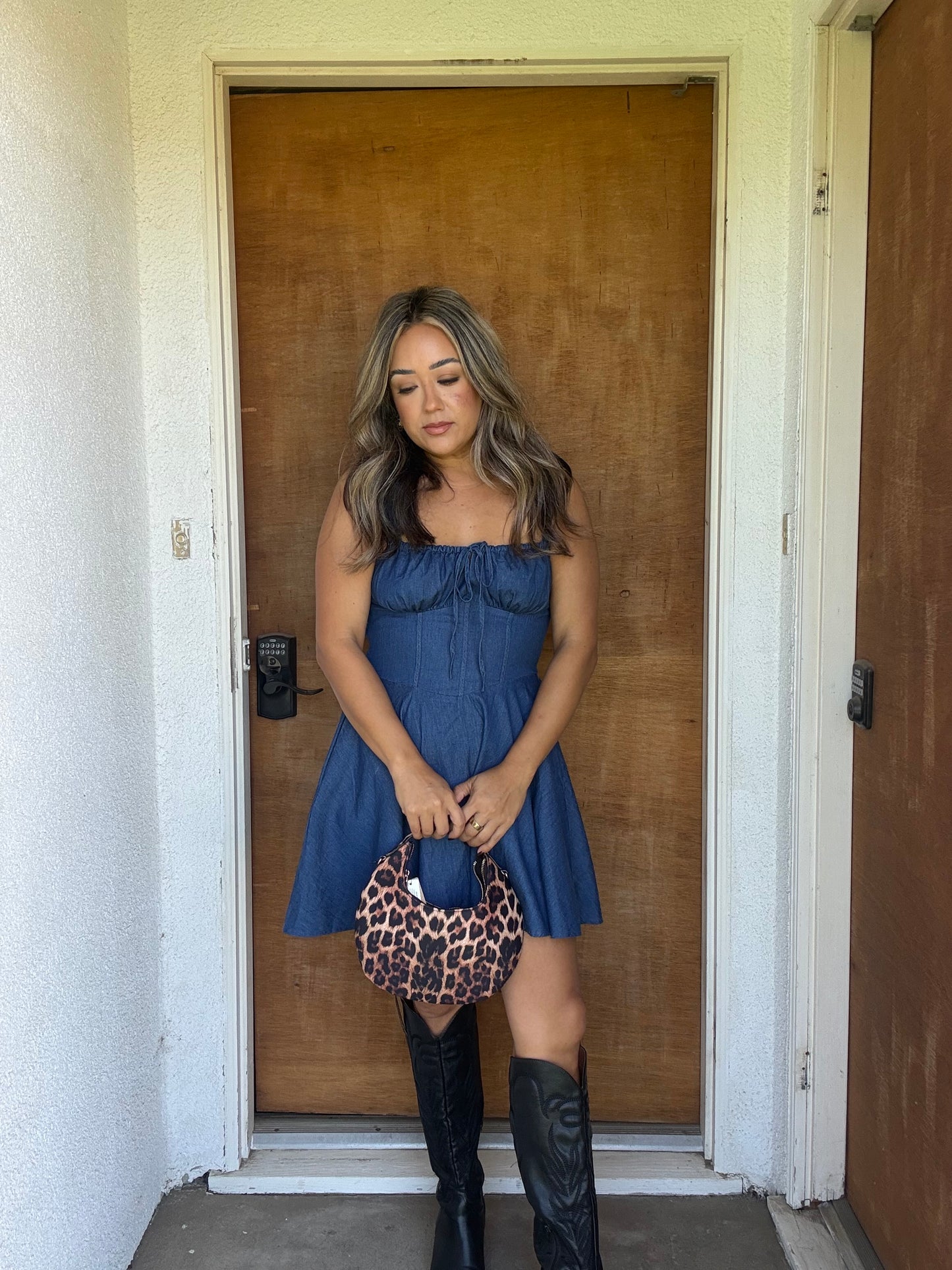 Sutton Sweetheart Denim Dress