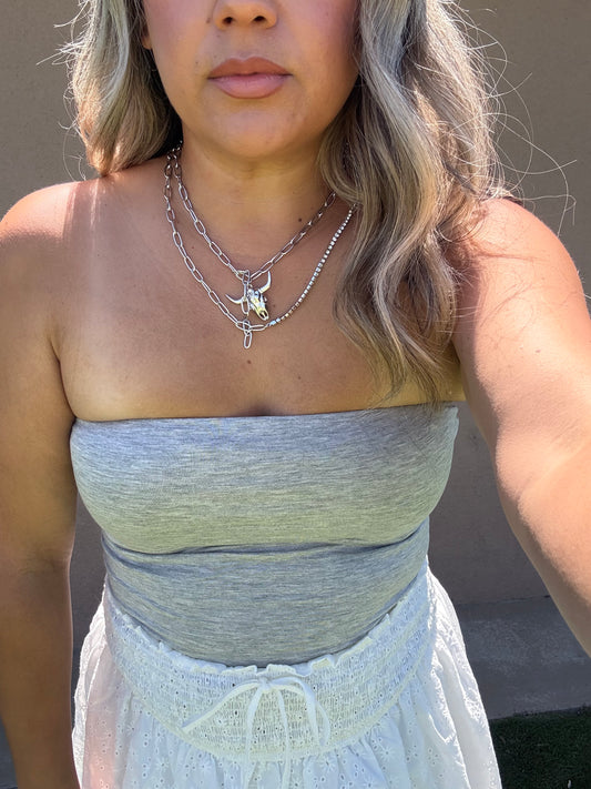 Desperado Silver LayeredLonghorn Necklace