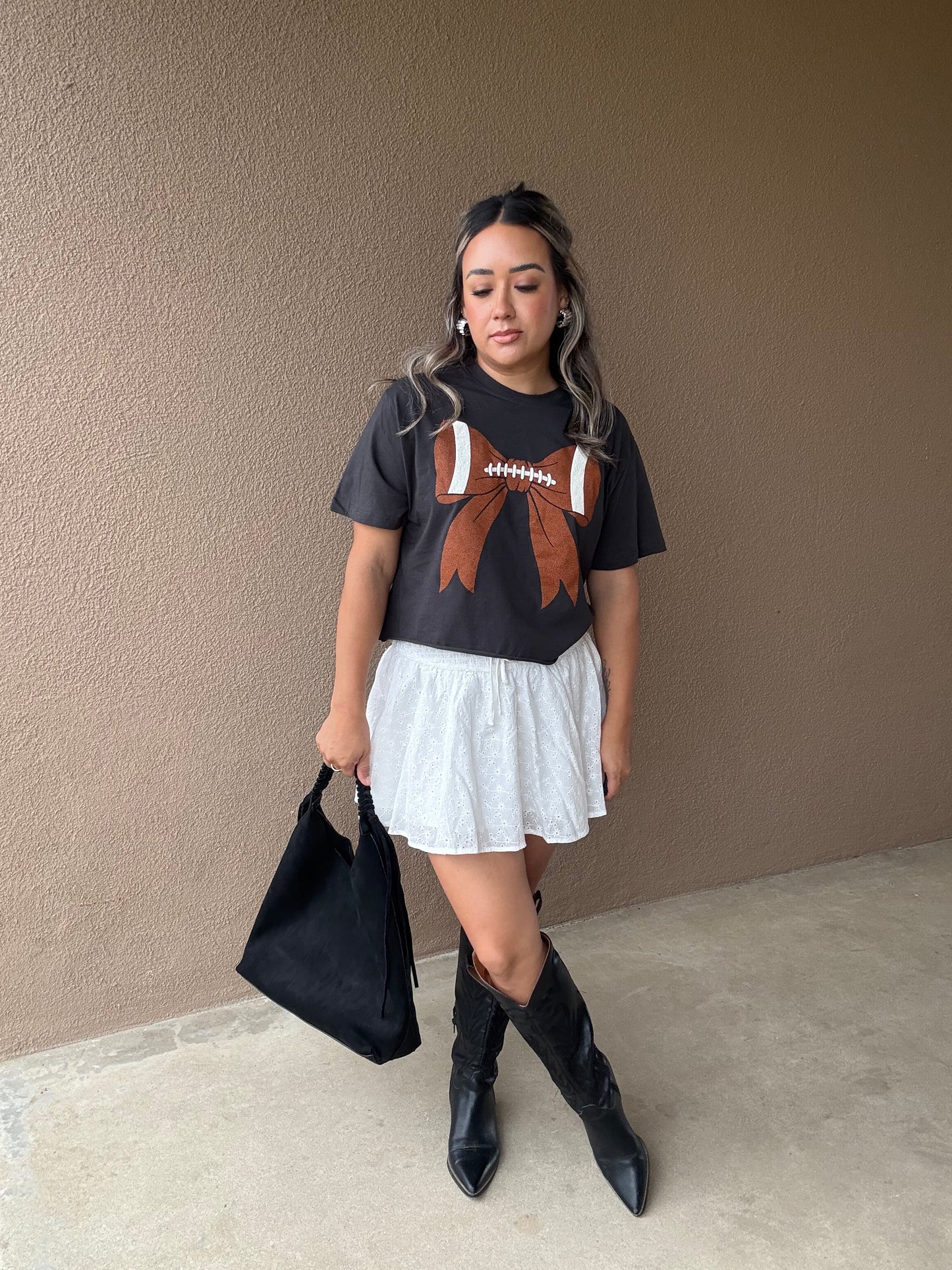 Game Time Football Puff Tee