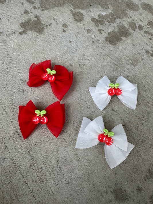 Cutie Mini Cherry Bows